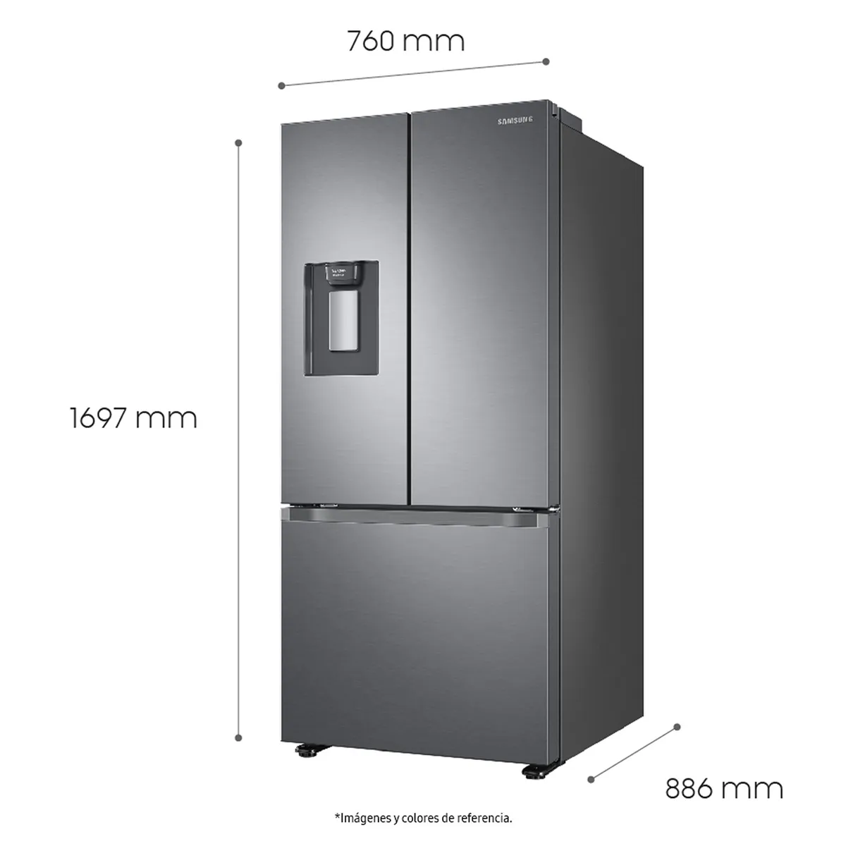 Samsung Nevecón French Door 622L — vista 3